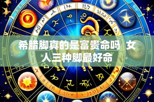 希腊脚真的是富贵命吗  女人三种脚最好命