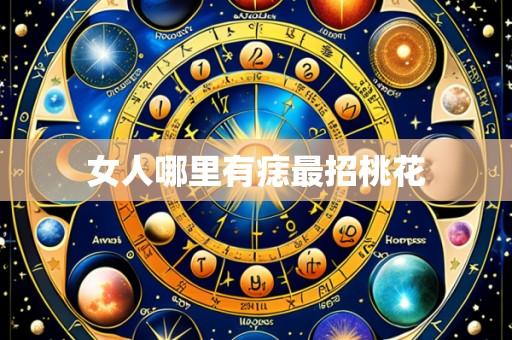 女人哪里有痣最招桃花