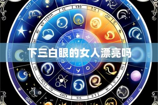 下三白眼的女人漂亮吗