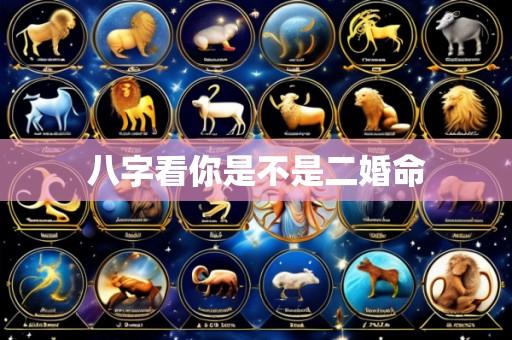 八字看你是不是二婚命