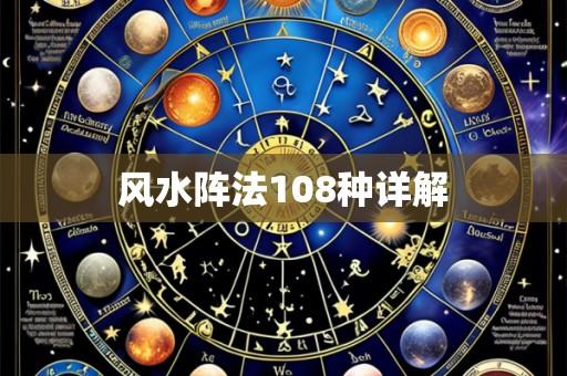风水阵法108种详解