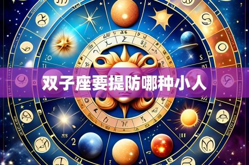 双子座要提防哪种小人