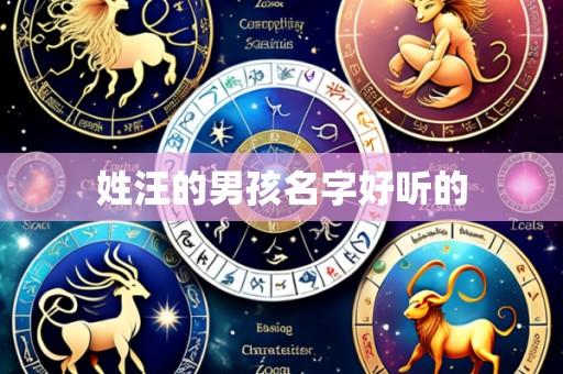 姓汪的男孩名字好听的