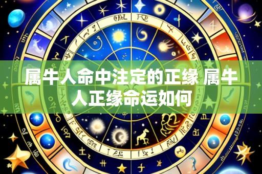 属牛人命中注定的正缘 属牛人正缘命运如何