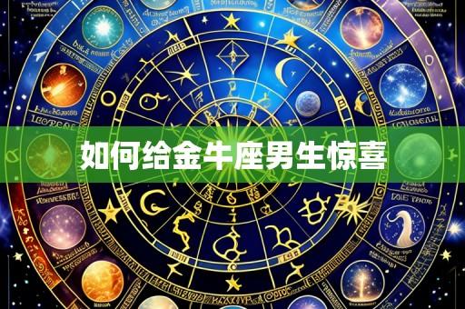 如何给金牛座男生惊喜