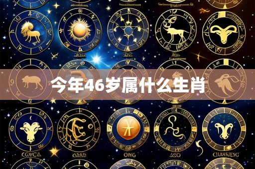 今年46岁属什么生肖