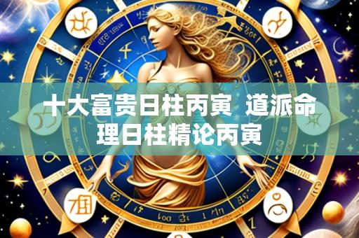 十大富贵日柱丙寅 道派命理日柱精论丙寅