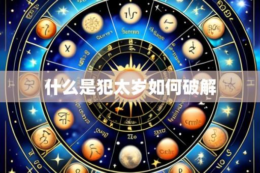 什么是犯太岁如何破解