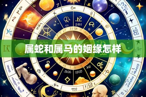 属蛇和属马的姻缘怎样