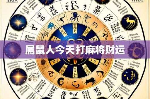 属鼠人今天打麻将财运