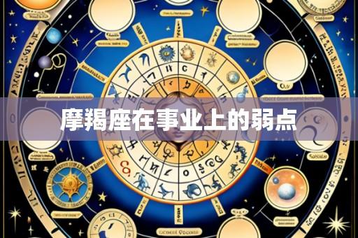 摩羯座在事业上的弱点