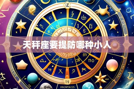 天秤座要提防哪种小人