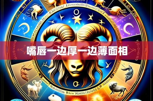 嘴唇一边厚一边薄面相