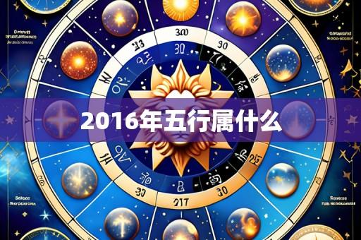 2016年五行属什么