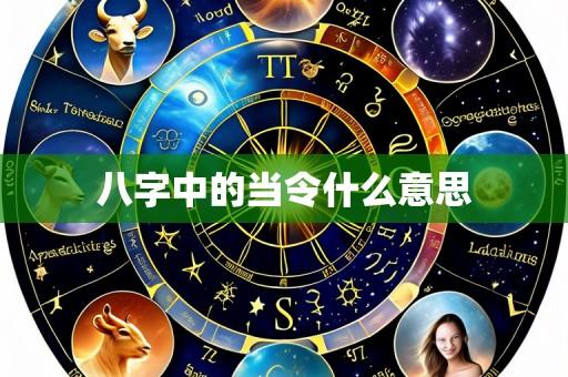 八字中的当令什么意思