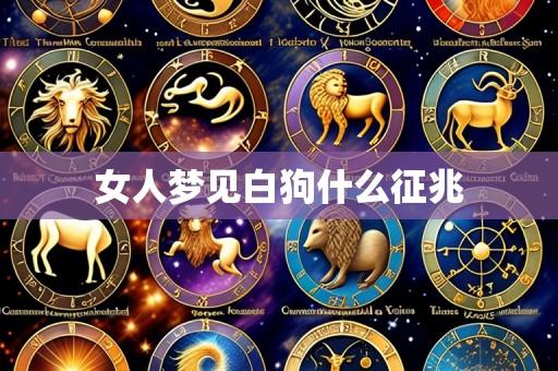 女人梦见白狗什么征兆