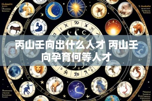丙山壬向出什么人才 丙山壬向孕育何等人才