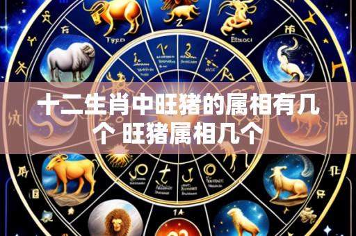十二生肖中旺猪的属相有几个 旺猪属相几个