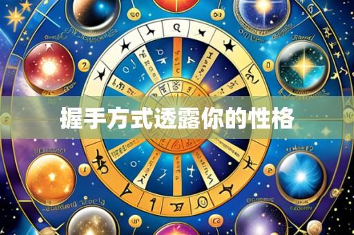 握手方式透露你的性格
