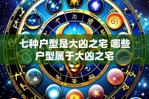 七种户型是大凶之宅 哪些户型属于大凶之宅