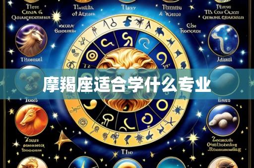 摩羯座适合学什么专业