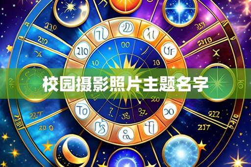 校园摄影照片主题名字