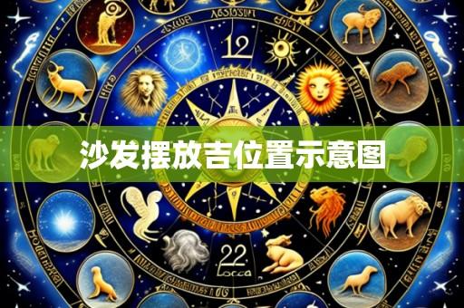 沙发摆放吉位置示意图