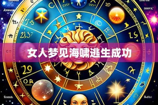 女人梦见海啸逃生成功
