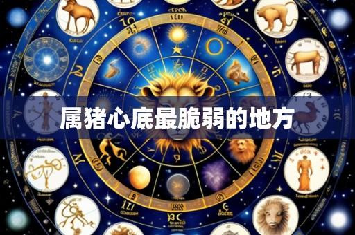 属猪心底最脆弱的地方