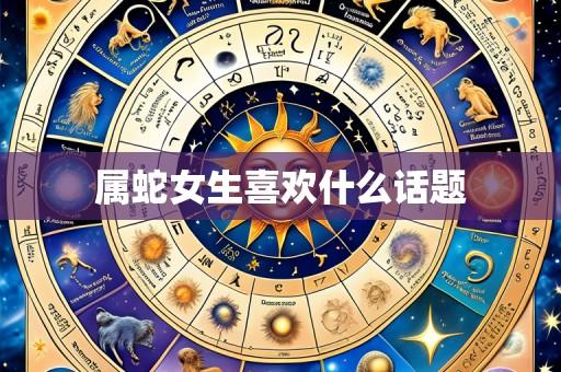 属蛇女生喜欢什么话题