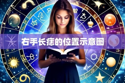 右手长痣的位置示意图