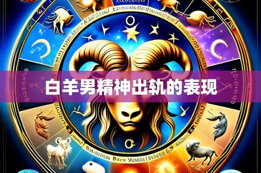 白羊男精神出轨的表现