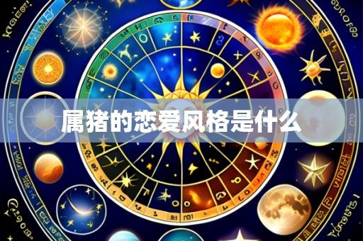 属猪的恋爱风格是什么