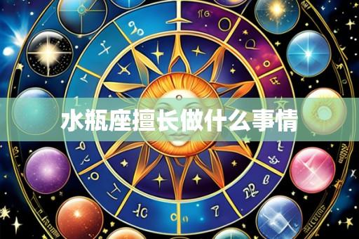 水瓶座擅长做什么事情