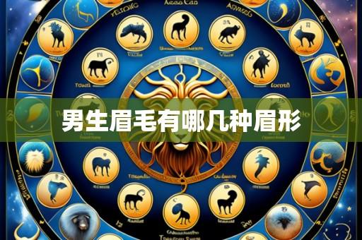 男生眉毛有哪几种眉形