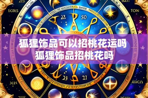 狐狸饰品可以招桃花运吗 狐狸饰品招桃花吗