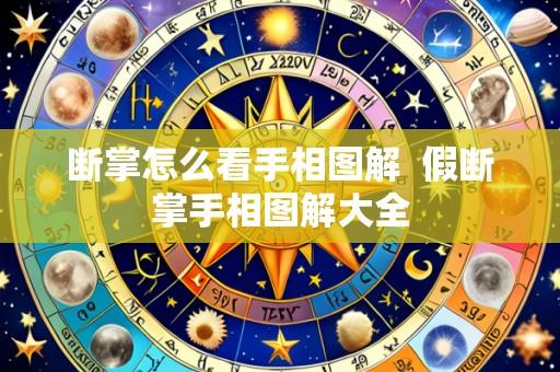 断掌怎么看手相图解 假断掌手相图解大全