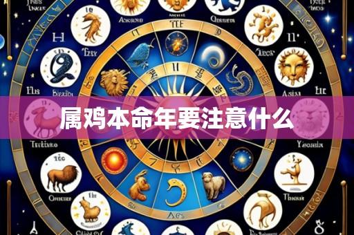 属鸡本命年要注意什么