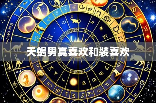 天蝎男真喜欢和装喜欢