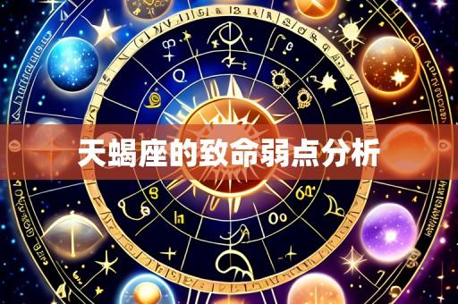 天蝎座的致命弱点分析