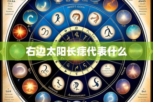 右边太阳长痣代表什么