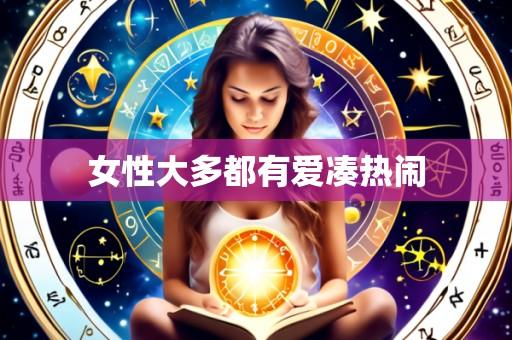 女性大多都有爱凑热闹