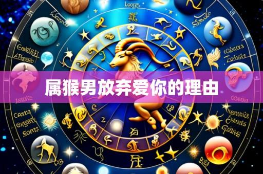 属猴男放弃爱你的理由