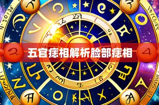 五官痣相解析脸部痣相