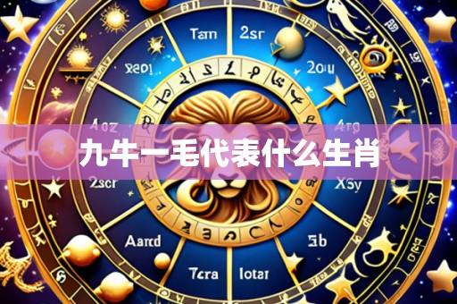 九牛一毛代表什么生肖