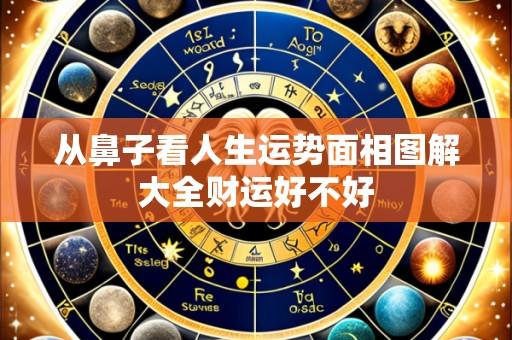 从鼻子看人生运势面相图解大全财运好不好