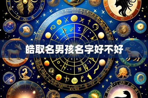 皓取名男孩名字好不好