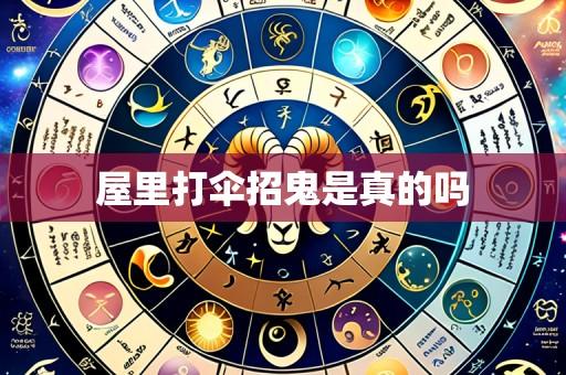 屋里打伞招鬼是真的吗