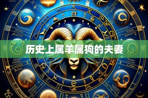 历史上属羊属狗的夫妻