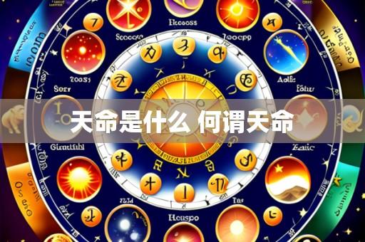 天命是什么 何谓天命